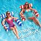 Funscape Pool Floats Chairs Adult, 2pcs Kids Inflatable Pool Lounges-Stripe