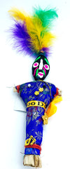 Mardi Gras World Voodoo Doll, Blue