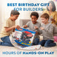 Playz V8 Combustion Engine Model Kit that Runs - Build Your Own STEM Mini V8 Model Engine Kit for Adults & Kids Age 12+, Visible V8 Mini Engine Kit