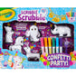 Crayola Scribble Scrubbie Toy Pet Playset, Confetti Party Pack, Coloring Toy for Kids, Gift for Ages 3, 4, 5, 6, 7