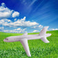 HAO White Large Inflatable Airplane Float, Blow Up Airplane Balloon for Outdoor, Party Favors, Swimming, (40inch)