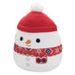 Squishmallows 10-Inch Manny The Snowman - Official Jazwares Plush - Collectible Soft & Squishy Stuffed Animal Toy - Add to Your Squad - Gift for Kids