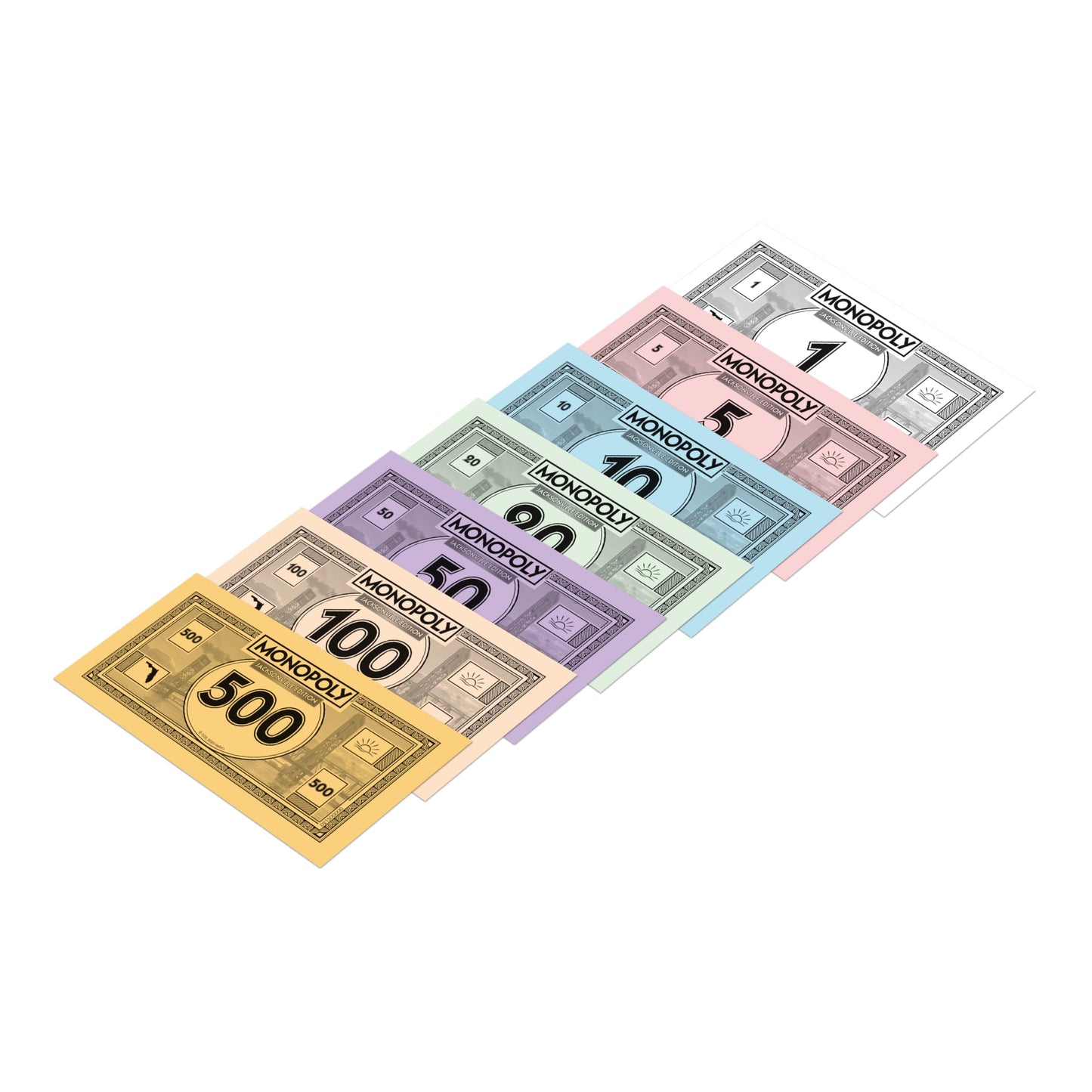 Monopoly Board Game - Jacksonville, FL Edition: 2-6 Players Family Board Games for Kids and Adults, Board Games for Kids 8 and Up, Ideal for Game