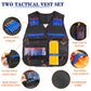 2 Pack Kids Tactical Vest Kit for Nerf Guns Game N-Strike Elite