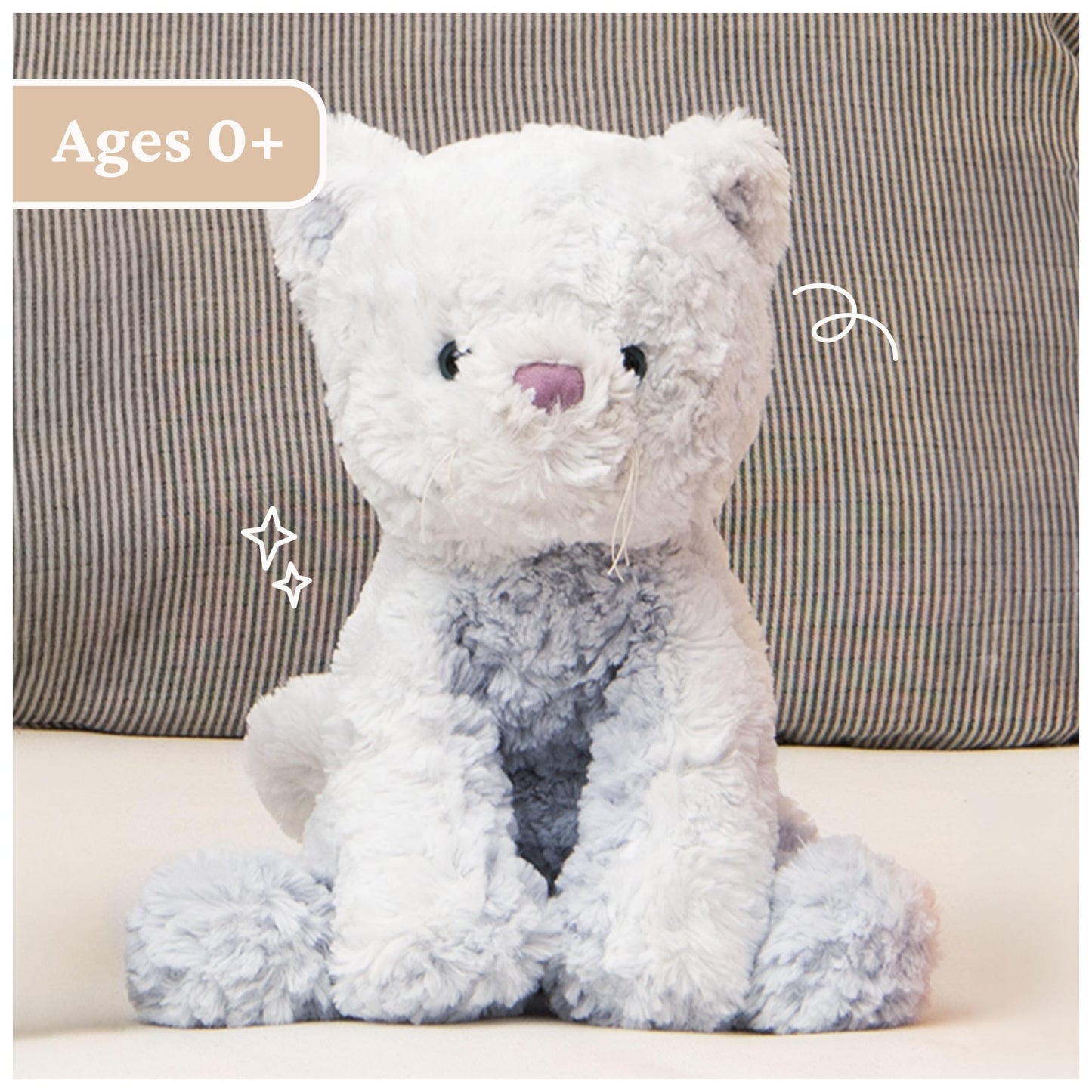 GUND Cozys Collection Kitten Stuffed Animal 10-Inch Plush Toy, Ages 0+