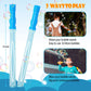 Inscraft 48 Pack 14’’ Big Bubble Wands, 8 Colors Bulk for Summer Toy, Outdoor/Indoor Activity Use, Easter, Birthday, Graduation, Shower, Bubbles Party