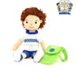 Funukkah Hanukkah Boy Doll and Illustrated Book