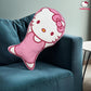 Hello Kitty Snuggle Pillow | Hello Kitty Home Goods | Hello Kitty Pillow Plush | Hello Kitty Pillow Cover Included | Pink/White | 15" | Officially
