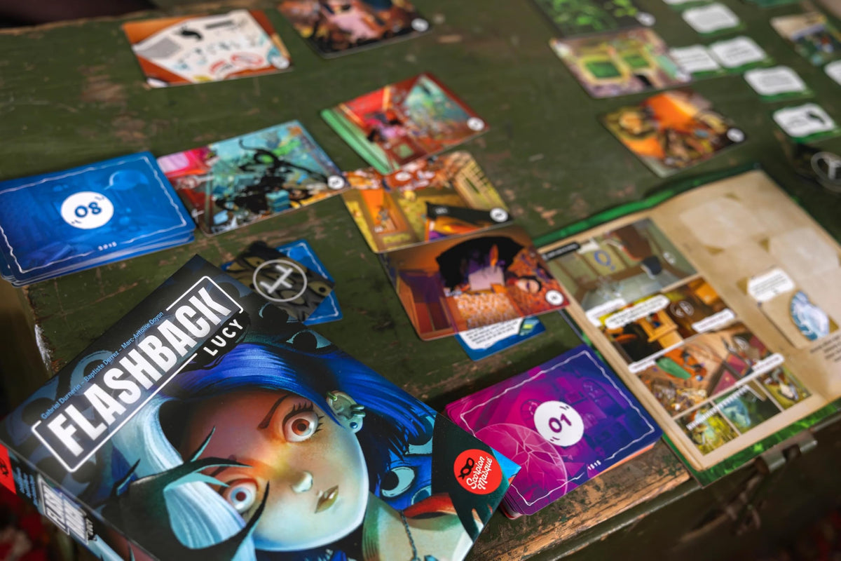 Flashback Lucy | Fun Game for Kids, Teens & Adults | Travel Back in Time to Solve Spooky Mysteries in a Haunted Mansion | Cooperative Mystery Game for