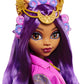 Monster High Monster Fest Doll, Clawdeen Wolf with Glam Outfit & Festival Themed Accessories Like Snacks, Band Poster, Statement Bag & More