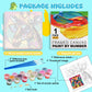 GEEHEIY Paint by Numbers Kit for Kids with Frame - Without Easel, Giraffe Paint by Number for Kids Ages 8-12, DIY Acrylic Oil Painting for Home Wall