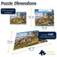 White Mountain 1000 Piece Jigsaw Puzzle Coastal Summer, Fun At The Beach