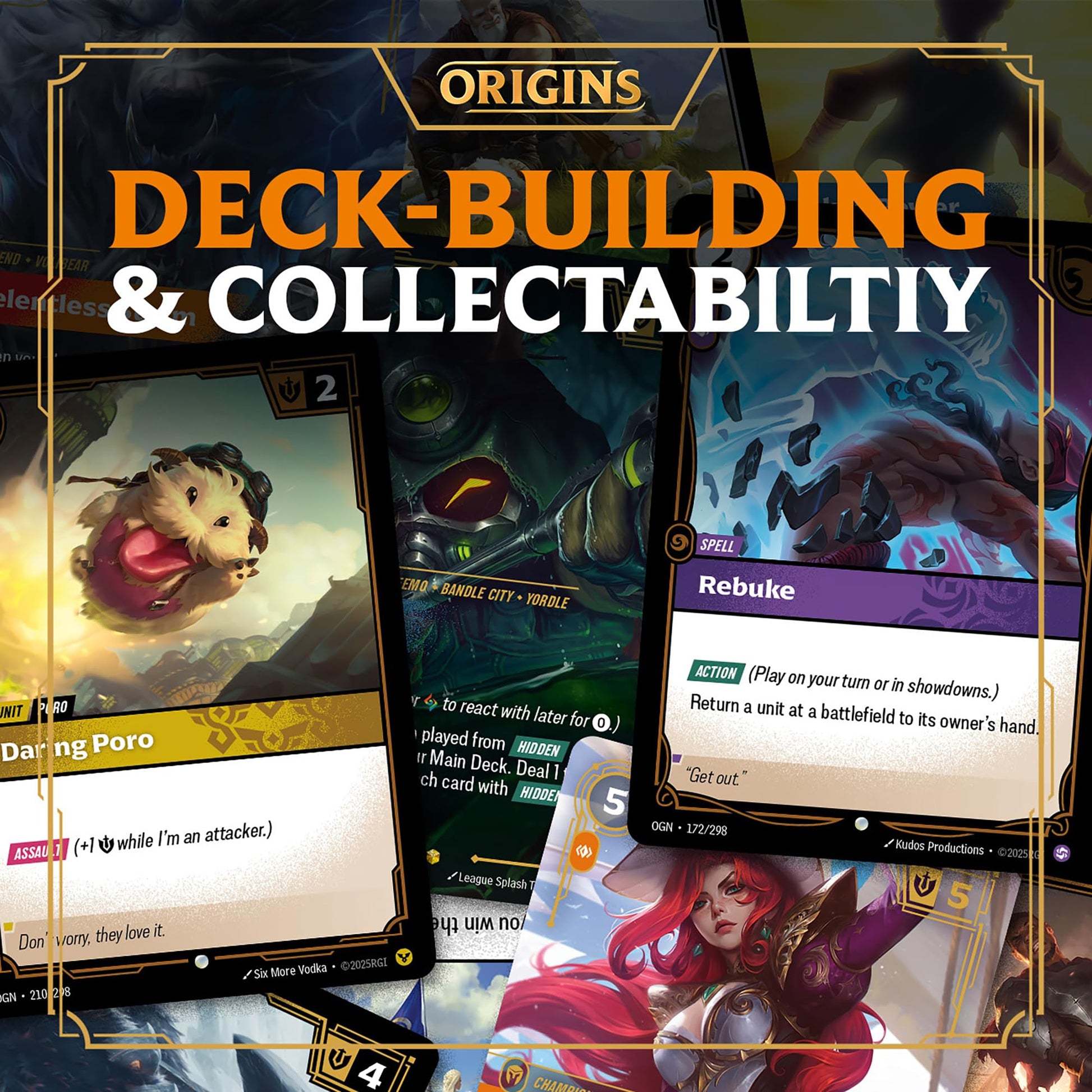 Riftbound TCG: League of Legends Volibear Art Standard Size Card Sleeves (100ct)