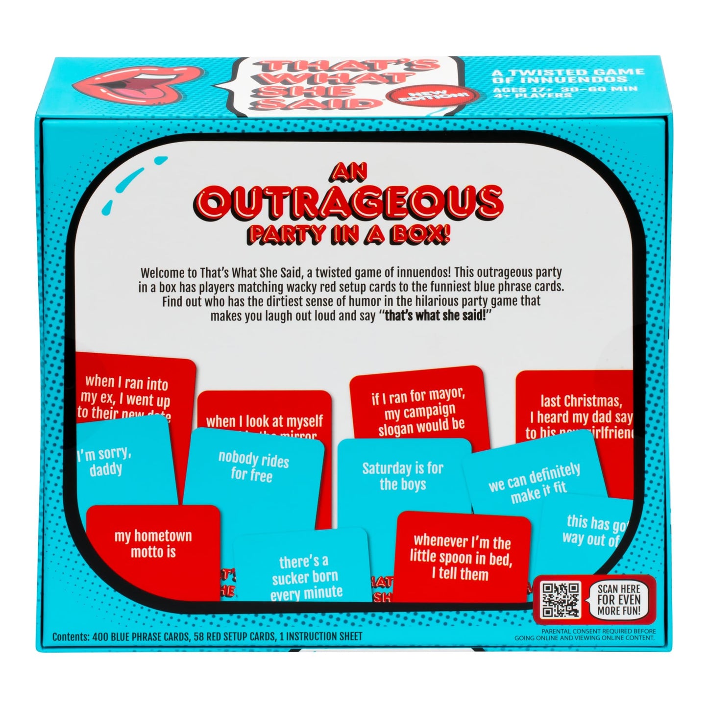 That's What She Said - Second Edition Match All New Wacky Setup Cards with New Funny Phrase Cards to See Who Has The Dirtiest Sense of Humor, Ages