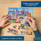 Boardwalk Dallas-Fort Worth 210 Piece Personal Puzzle, Jigsaw Puzzles with Premium Box, Texas Gifts for Adults, 6"x8"