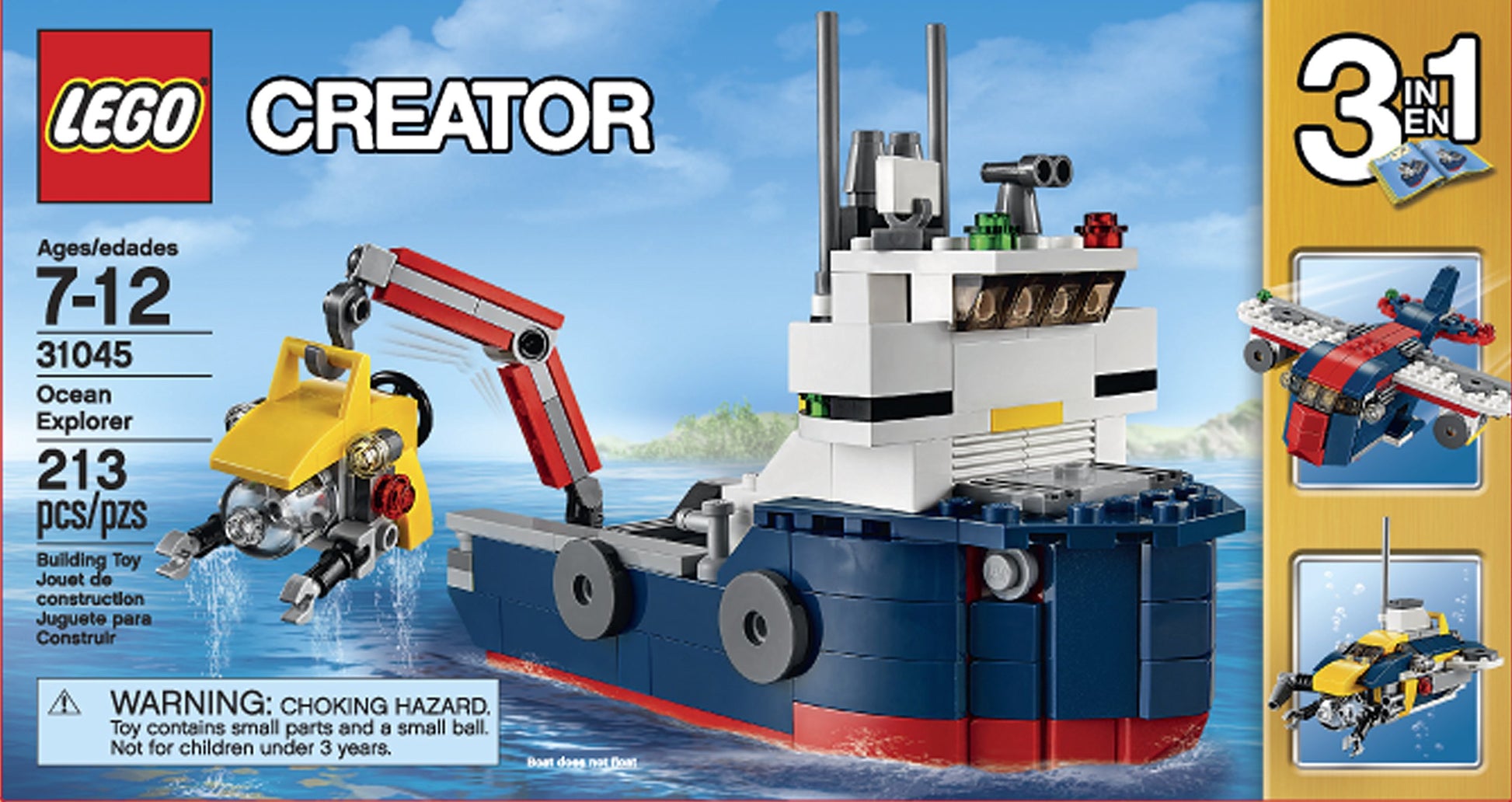 LEGO Creator Ocean Explorer 42064 Science Toy for Kids
