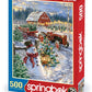 Springbok Christmas Tree Farm 500 Piece Jigsaw Puzzle for Adults