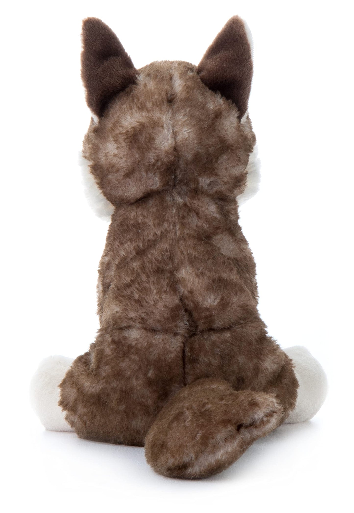 The Petting Zoo Timber Wolf Stuffed Animal, Gifts for Kids, Wild Onez Zoo Animals, Timber Wolf Plush Toy Sitting 12 inches