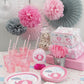 Unique Pink Elephant Girl Baby Shower Napkins, 16ct, 6.5", Model:41652