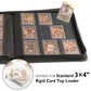 Toploader Binder, Holds 360 Top Loaders,9 Pocket Top Loader Binders for 3" x 4" Rigid Cards,Toploader Card Binder for Trading Cards Baseball, Football