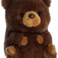 Aurora® Round Rolly Pet™ Brambles Brown Bear™ Stuffed Animal - Adorable Companions - On-The-Go Fun - Brown 5 Inches