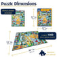 White Mountain Puzzles Best of Michigan - 1000 Piece Jigsaw Puzzle