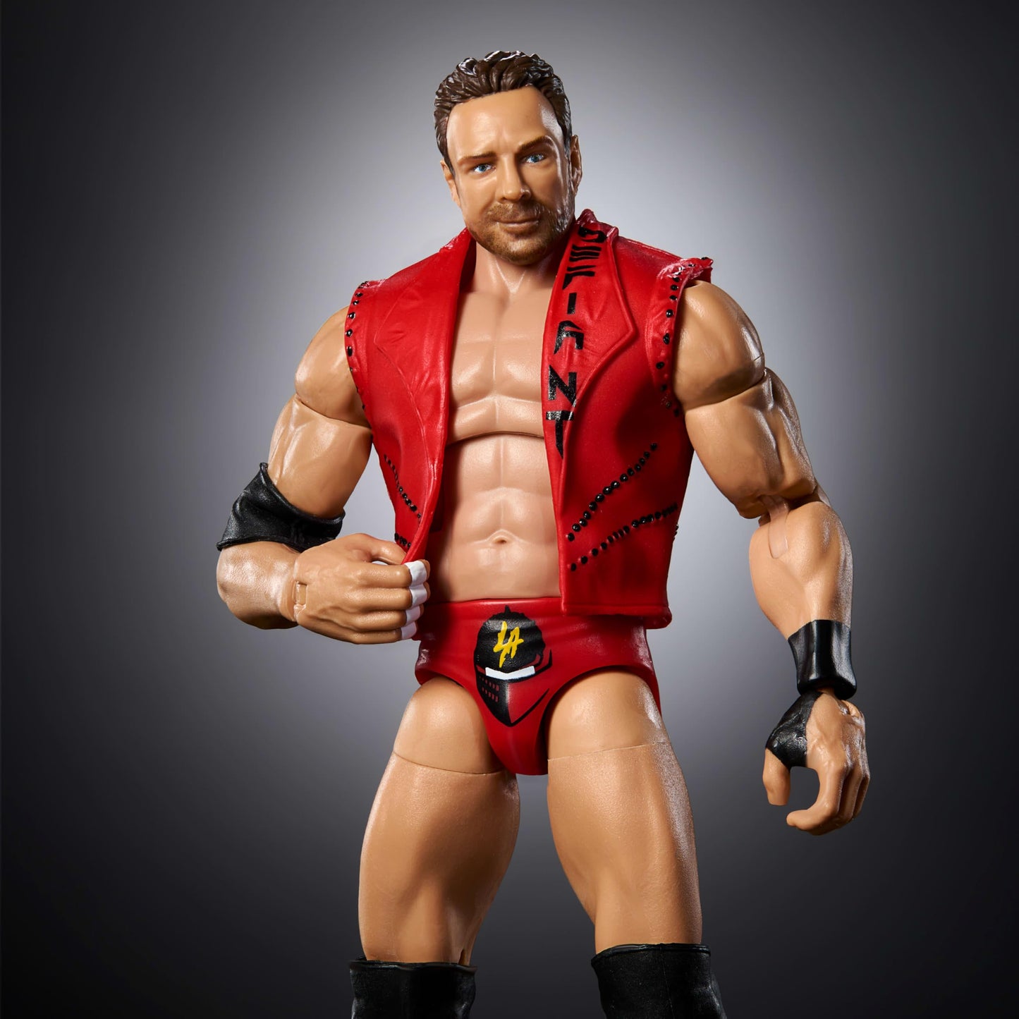 Mattel WWE Elite Collection Top Picks Action Figure & Accessories Set, LA Knight 6-inch Collectible with Swappable Hands, Ring Gear & 25 Articulation