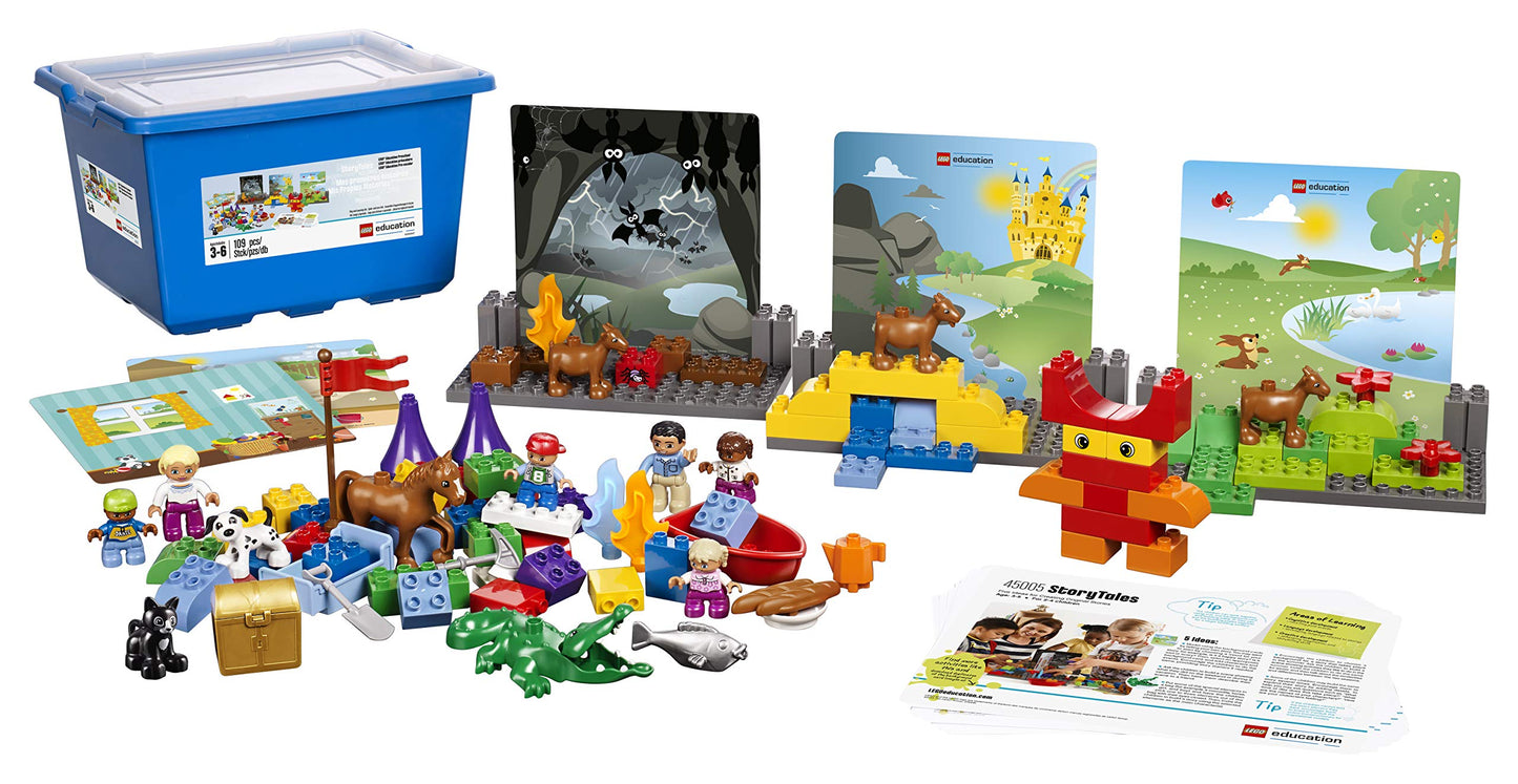 LEGO StoryTales DUPLO Brick Set 45005, Language Development Educational Toy for Girls and Boys Ages 3 and up (109 Pieces)