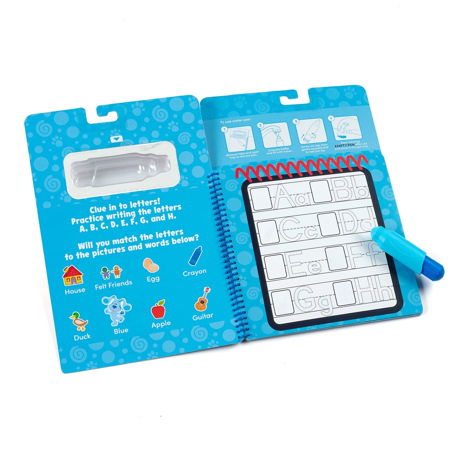 Melissa & Doug Blues Clues & You! Water Wow! Alphabet Water Reveal Travel Activity Pad