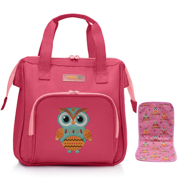 HappyVk Baby Doll Diaper Bag with Changing Pad - Realistic, Spacious & Comfortably Designed for Pretend Play