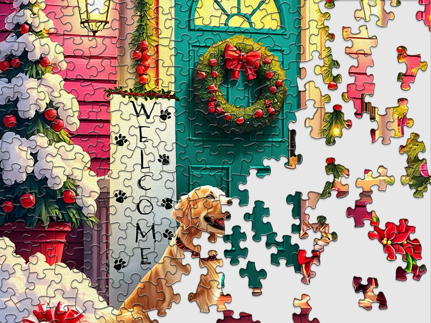 Springbok Waiting for Santa 500 Piece Jigsaw Puzzle for Adults
