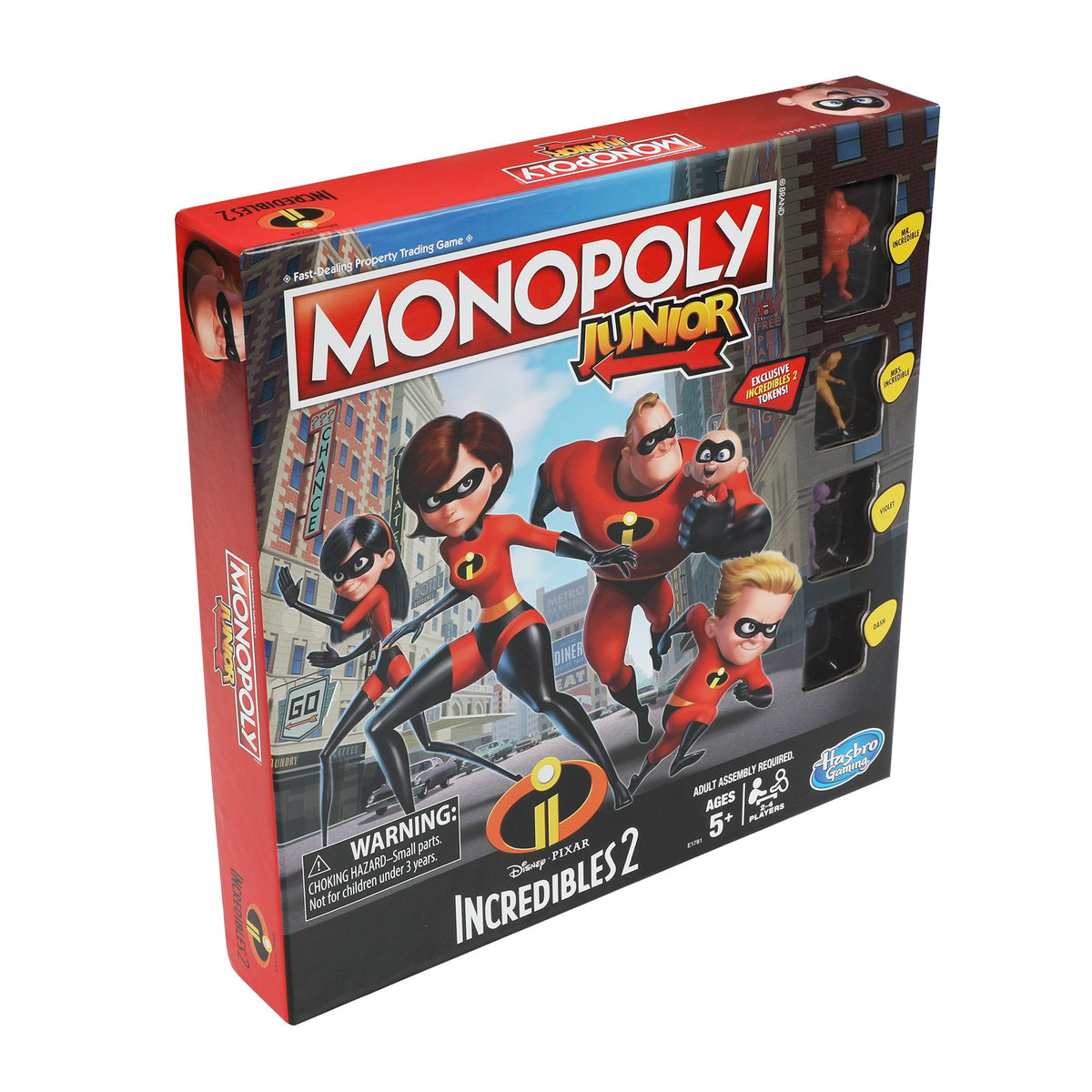 Hasbro Gaming Monopoly Junior Game: Disney/Pixar Incredibles 2 Edition