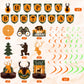 16 Pcs Hunting Birthday Party Decorations Camo Deer Hunting Birthday Decorations Include Banner Deer Table Centerpiece Honeycomb for Party Supplies