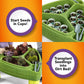 Simplay3 Seed to Sprout Raised Garden Planter, Kids Outdoor Kit with Garden Tools for Growing Flowers or Vegetables, Green, Made in USA
