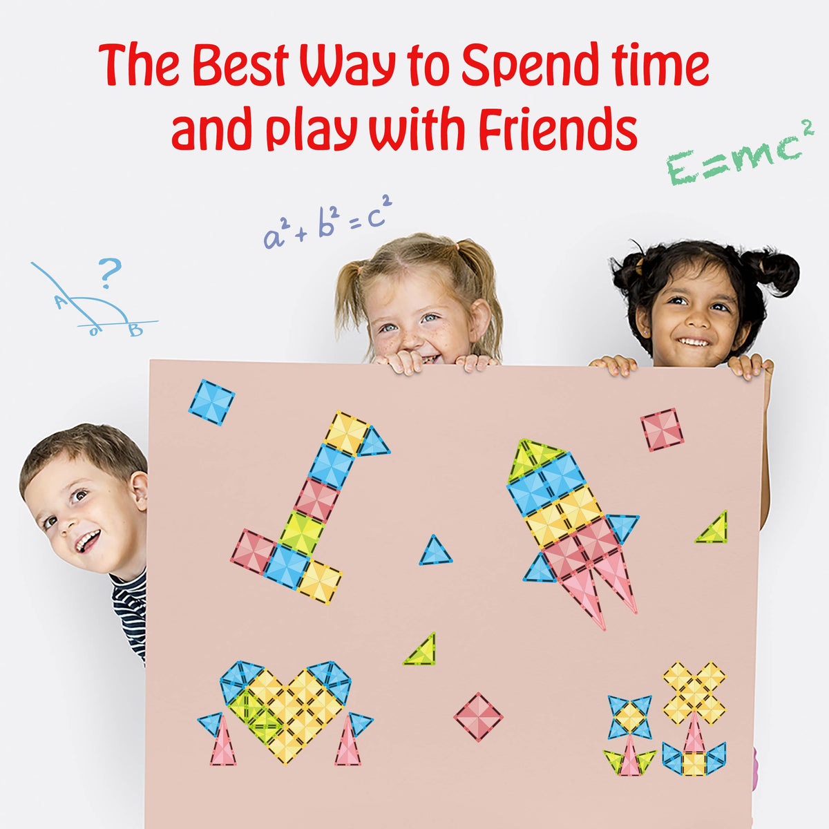 PicassoTiles Magnetic Tile 24pc Mini Diamond Magnetic Building Blocks Set Travel Size STEM Educational Construction Toy Portable Hands On Learning