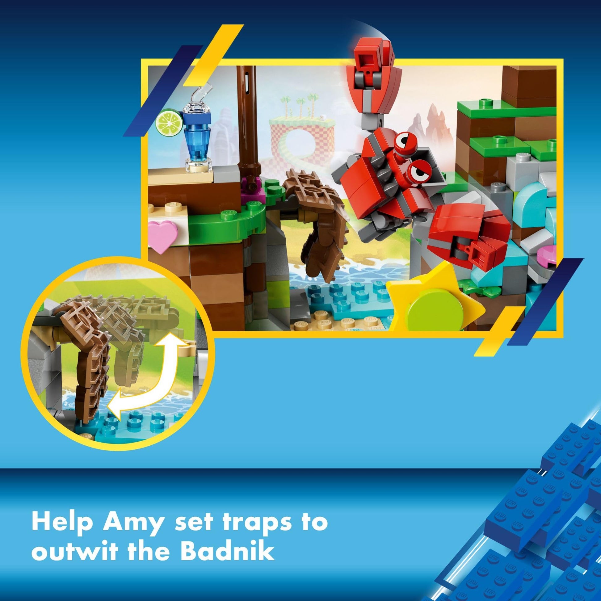 LEGO Sonic The Hedgehog Amy’s Animal Rescue Island 76992 Building Toy Set, Sonic Adventure Toy with 6 Characters and Accessories for Creative Role
