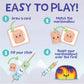 Peaceable Kingdom Happy Marshmallow Toddler Game - Develops Fine Motor Skills and Color Matching for Kids Ages 2 and Up