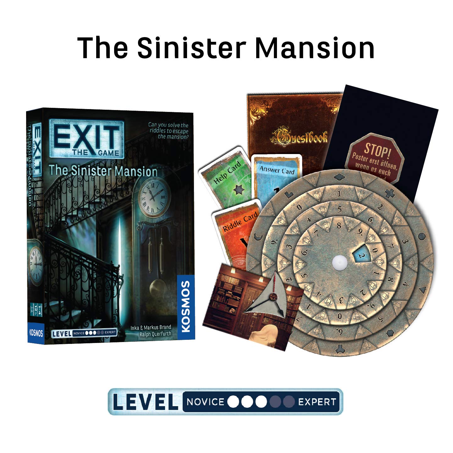 EXIT: The Game 4-Pack Escape Room Bundle | Season 3 | Dead Man on the Orient Express | Sinister Mansion | Sunken Treasure | Mysterious Museum |