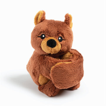 HUGIMALS Hug Babies Darby the Bear Cute Mini Plush Stuffed Animal for Kids | Soft & Cuddly Portable Comfort Adorable On-The-Go Companion for Travel