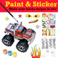 Creativity for Kids Monster Truck Custom Shop - Customize 4 Monster Trucks, Gifts for Boys (Ages 5+)
