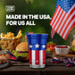 Top Cup Americana Cup | 20 oz Reusable Aluminum Party Cups 20 Count | Durable, Reusable & Recyclable, Made in USA