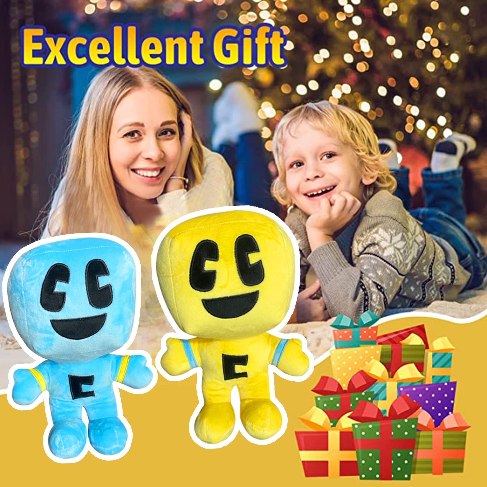 CITFIT 2025 New Plush Toys, Plush Filler, Plush Doll Soft Plush Toy Cute Pillow, Best Gift for Children (Blue)