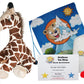 Stuffems Toy Shop Make Your Own Stuffed Animal Jerry Giraffe 16"- No Sew - Kit with Cute Backpack!