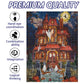 Motiloo 500 Piece Puzzles for Adults, Halloween Fright Night Theme
