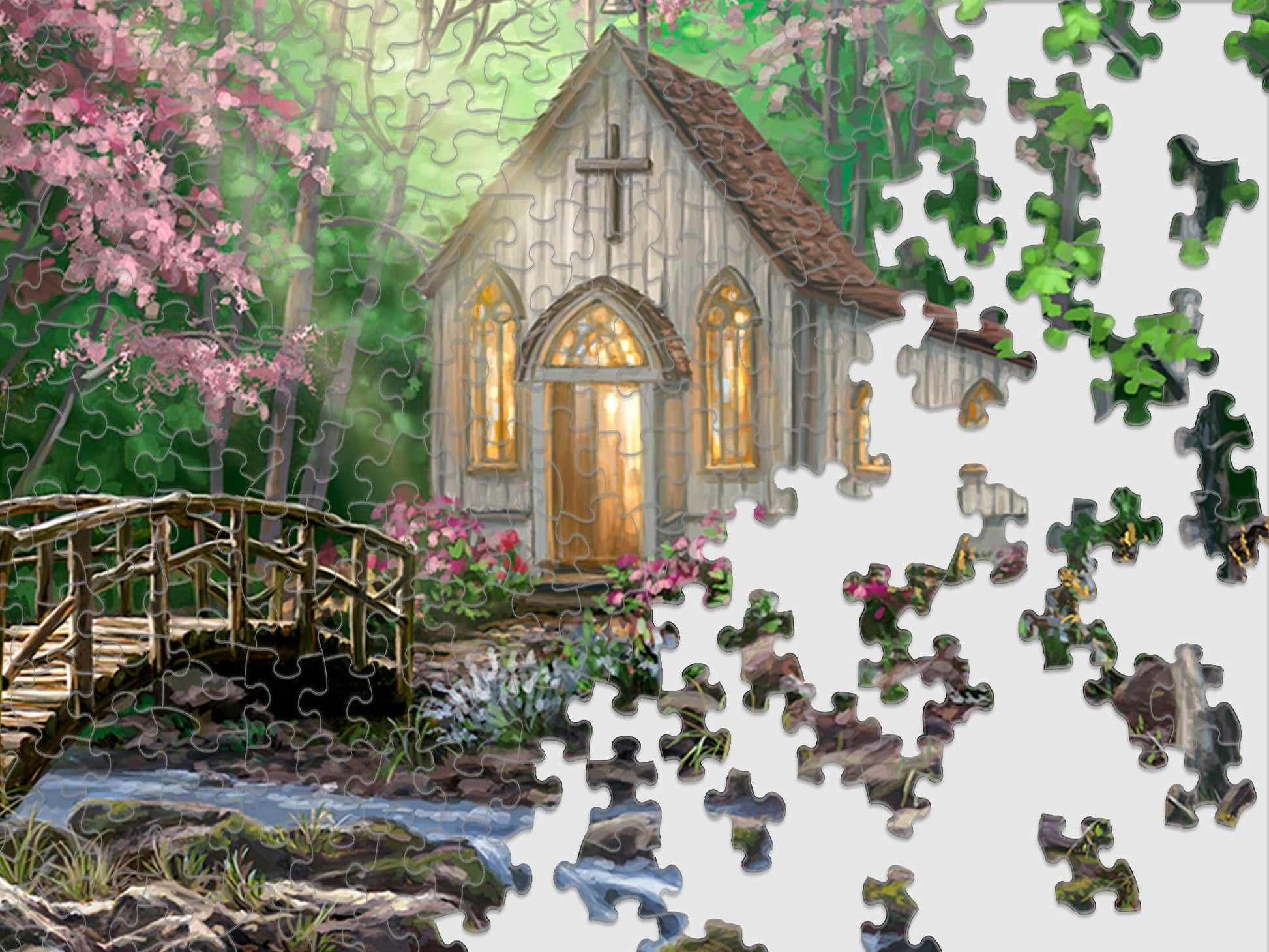 Springbok Peaceful Prayer 500 Piece Jigsaw Puzzle for Adults