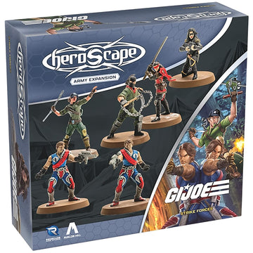 Renegade Game Studios GI Joe Heroscape Strike Forces Army Expansion - 4 Heroes, 2 Squads, Tactical Glyphs