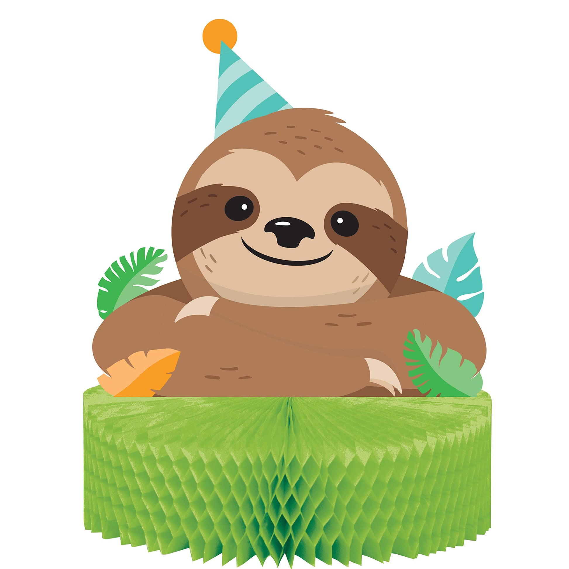 Creative Converting Sloth Party Centerpiece, 1 ct