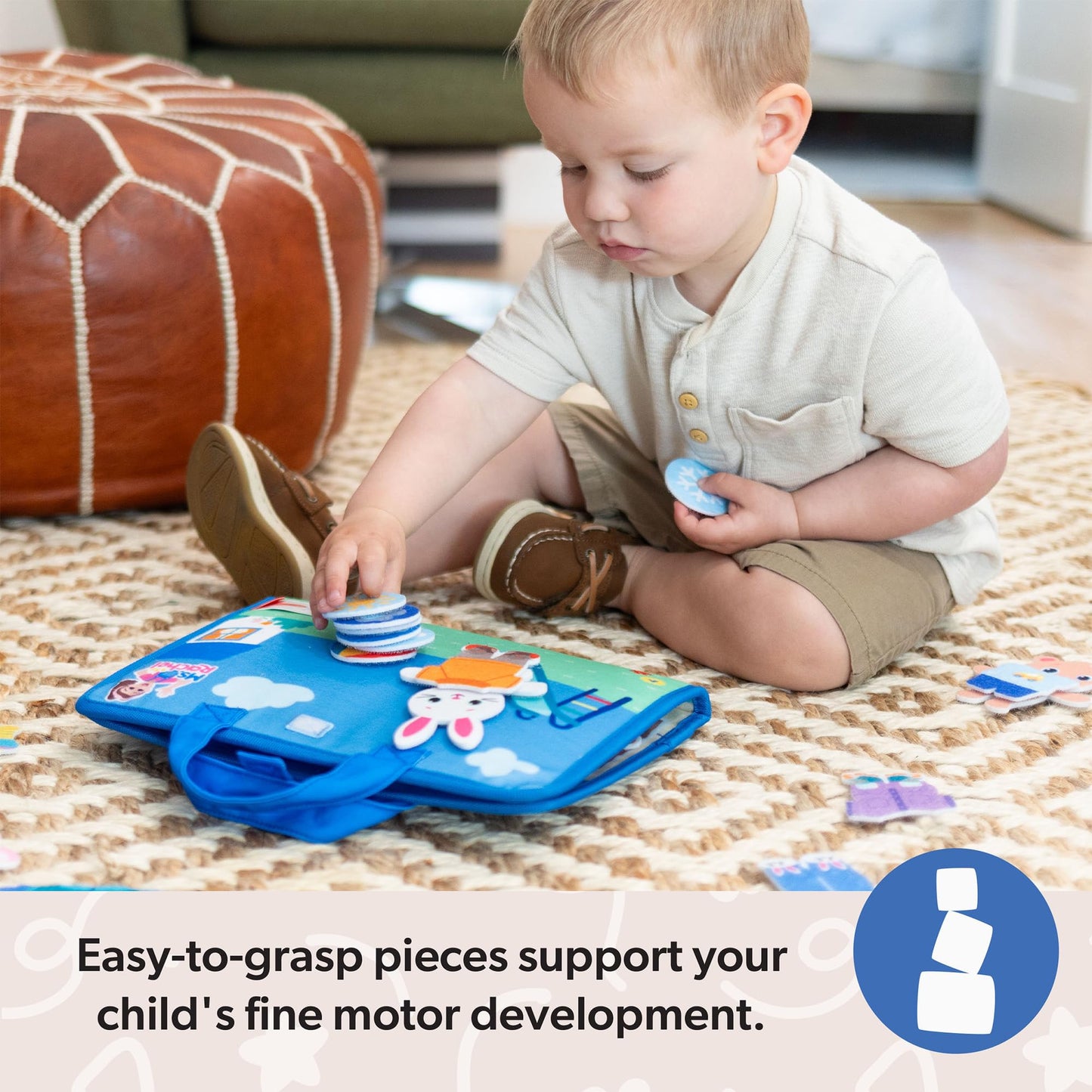 Melissa & Doug Ms. Rachel What to Wear Felt Activity Board Montessori Toys