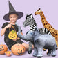 Jet Creations Safari 3 Pack Giraffe Zebra Elephant Great for Pool, Party Decoration, an-GZE, Multi