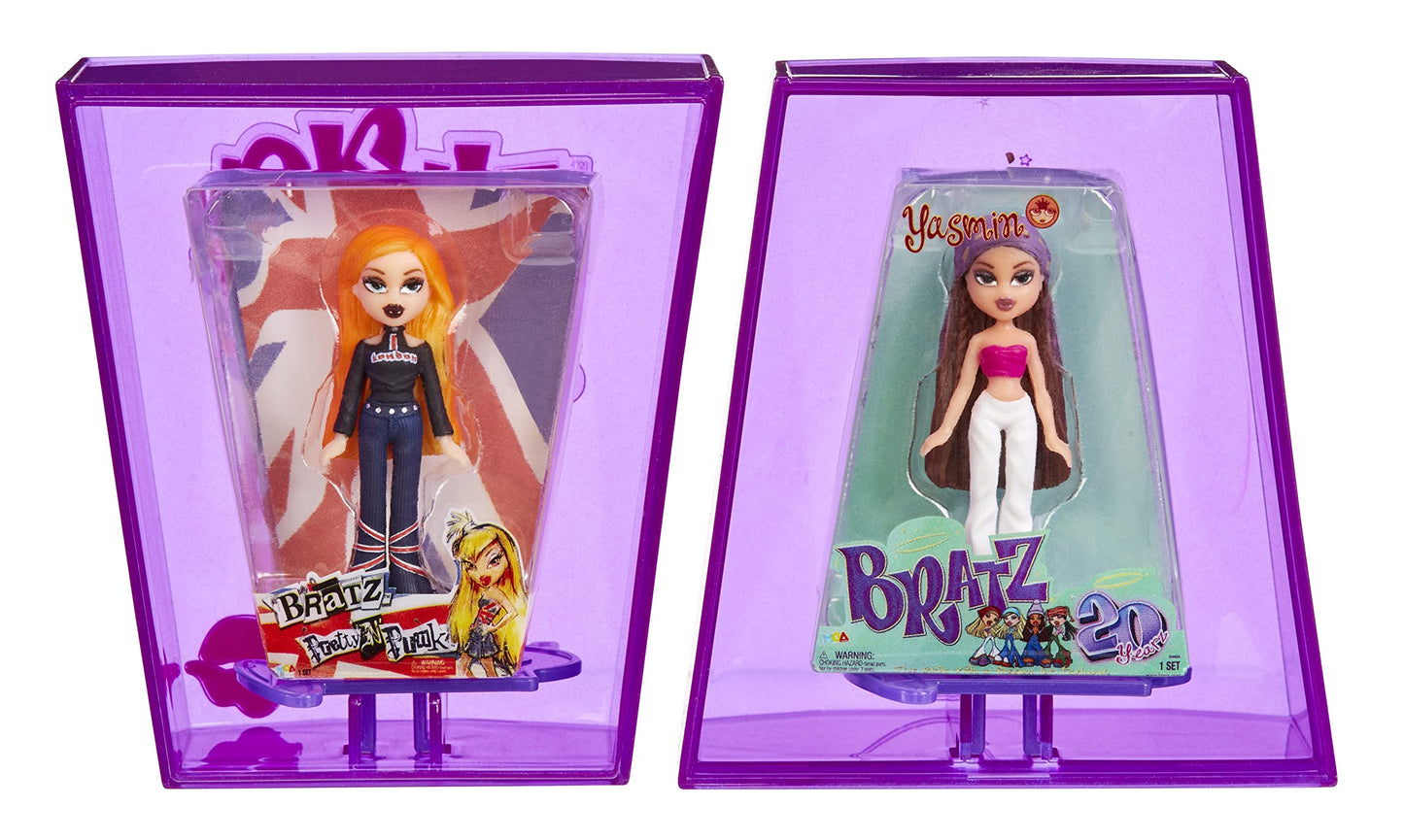 Bratz Minis - 2 Bratz Minis in Each Pack, Blind Packaging Doubles as Display, Y2K Nostalgia, Collectors Ages 6 7 8 9 10+